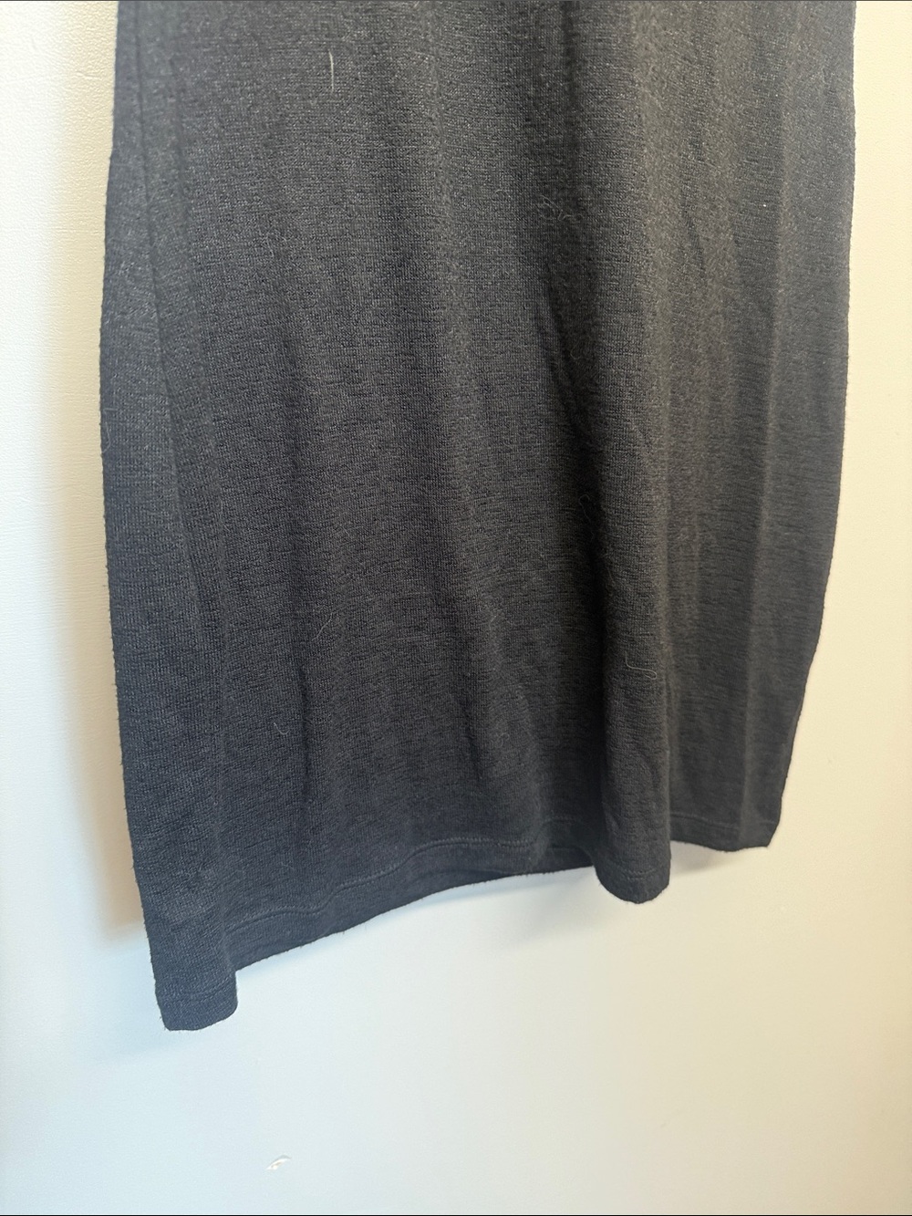 Wilfred Black Short-Sleeve Midi Knit Dress - Picture 5 of 6